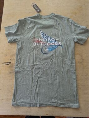 NWT Heybo Fly Tradition Tee In Lily Pad